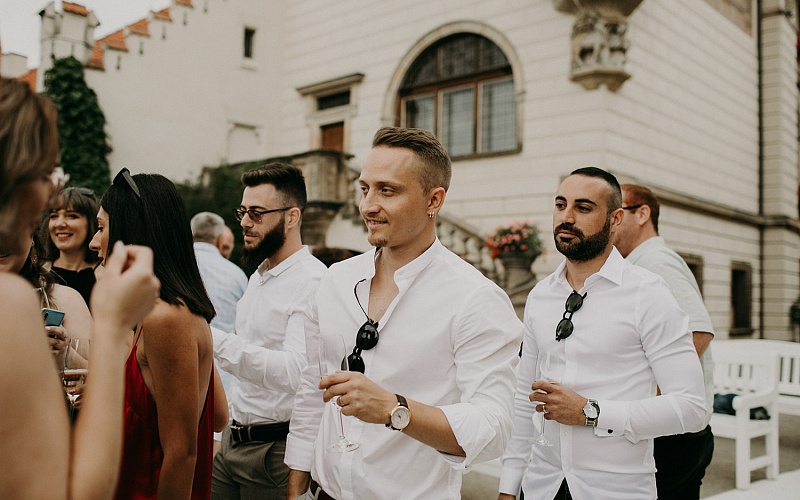 Свадьба в замке Пругонице Кати и Андрея